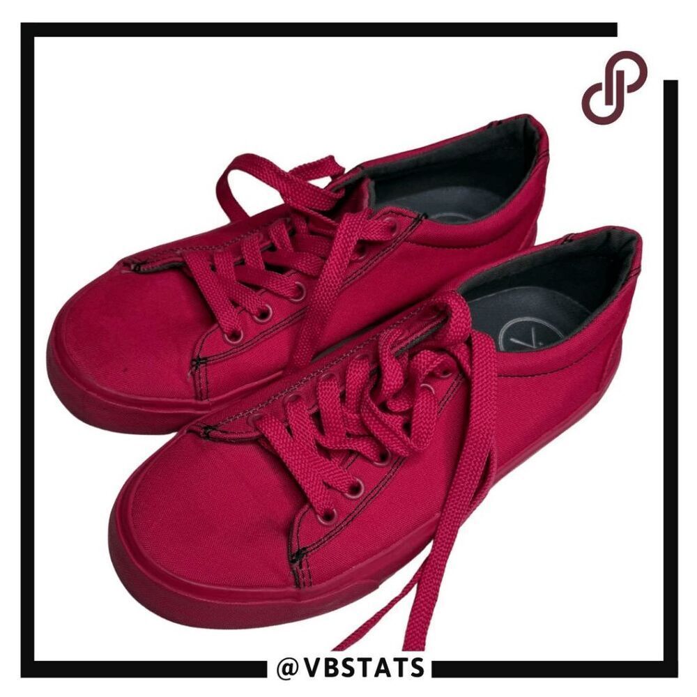 InkkasโWomen's Classic Canvas Low Top Lace-up Sneakers Hot Pinkโ Size 6